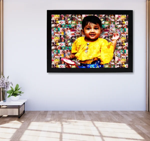 baby mossaic art picture frame